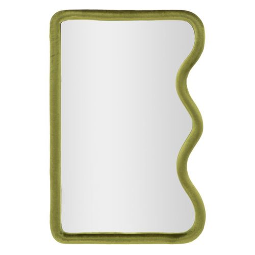 Miroir Avec Cadre Pour 5, Mdf, Vert, 60x4x90 Cm