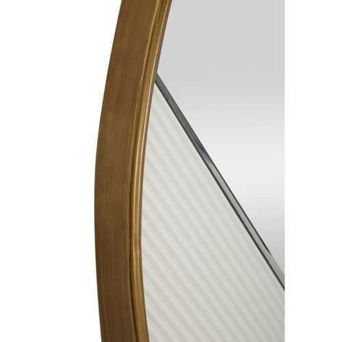 Miroir Avec Cadre Mf486, Métal, Blanc, 80x4x80 Cm