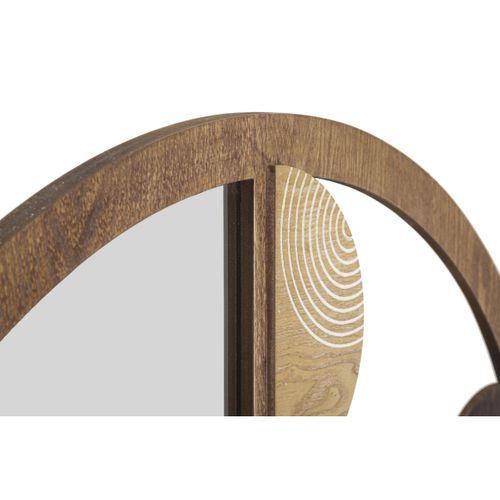 Miroir Avec Cadre Mf483, Mdf, Multicouleur, 80x3x80 Cm