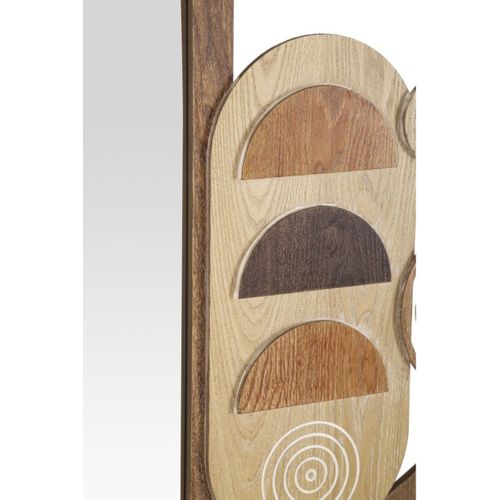 Miroir Avec Cadre Mf483, Mdf, Multicouleur, 80x3x80 Cm