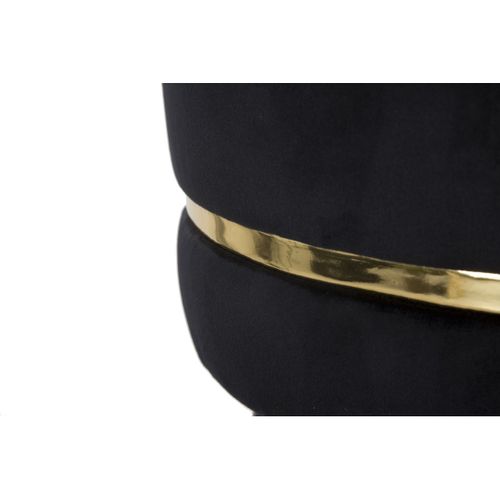 Tabouret Haut Mf438, Bois, Noir, 35x35x74 Cm