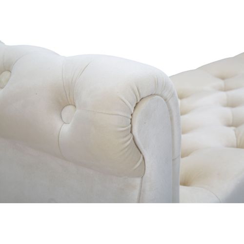 Banc Mf297, Bois, Beige, 120x40x60 Cm