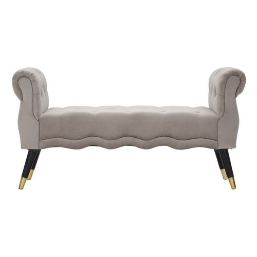 Banc Mf299, Bois, Gris, 120x40x60 Cm