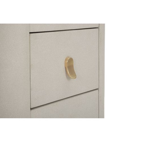 Coiffeuse Mf19, Bois, Beige, 120x40x75 Cm