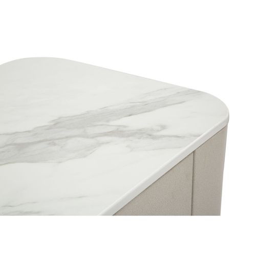 Table De Chevet Mf9, Bois, Beige, 60x40x47 Cm