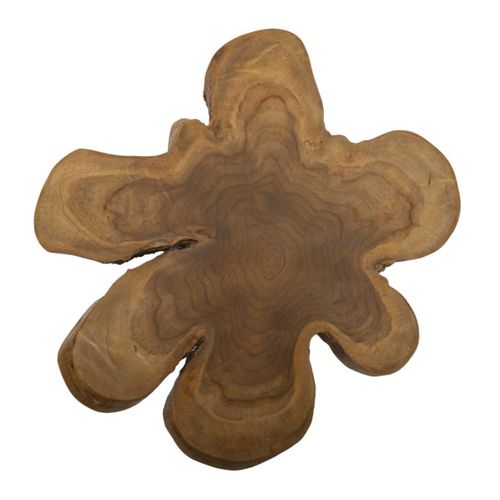 Table D'appoint Natura 14, Bois, Marron, 47x50x50 Cm
