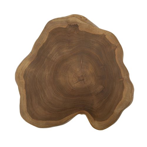 Tabouret Bas Natura 11, Bois, Marron, 38x38x45 Cm