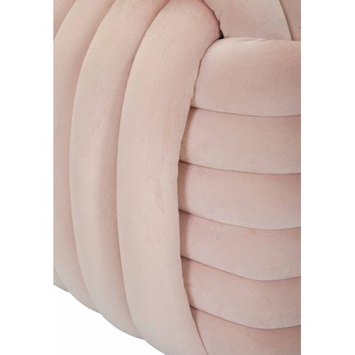 Pouf Coude 5, Coton, Rose, 45x45x45 Cm