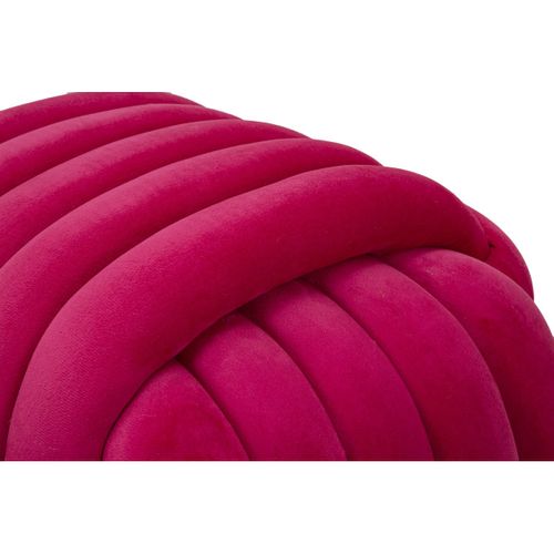 Pouf Coude 7, Coton, Rose, 45x45x45 Cm