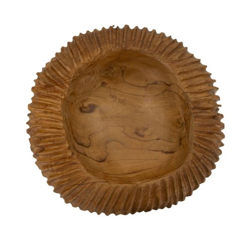 Plateau Natura 16, Bois, Marron, 32x32x11 Cm