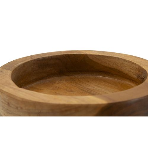 Plateau Natura 34, Bois, Marron, 15x15x9,5 Cm