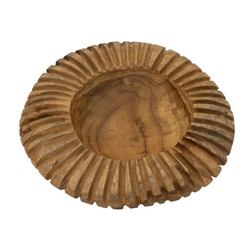 Plateau Natura 20, Bois, Marron, 35x35x7 Cm