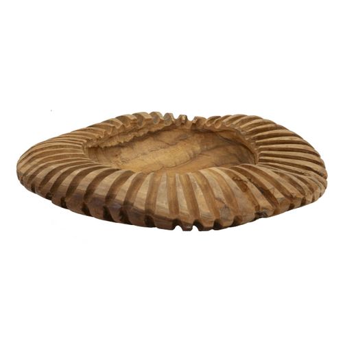 Plateau Natura 20, Bois, Marron, 35x35x7 Cm