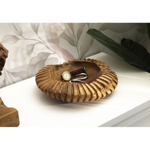 Plateau Natura 21, Bois, Marron, 29x29x7 Cm