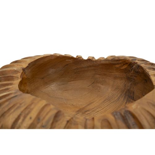 Plateau Natura 30, Bois, Marron, 19x19x8 Cm