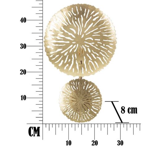 Applique Mf48, Métal, Or, 28,5x8x46 Cm