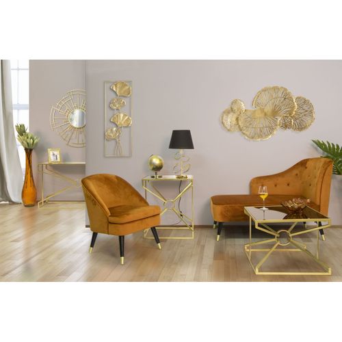 Lampe à Poser Mf126, Métal, Noir, 30x30x54,5 Cm