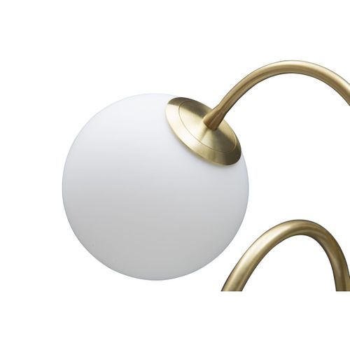 Lampadaire Mf207, Métal, Or, 53x53x74 Cm