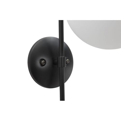 Applique Mf50, Métal, Noir, 19x31x51 Cm