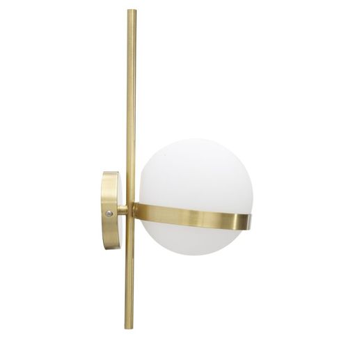 Applique Mf54, Métal, Or, 15x20x40 Cm