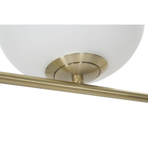 Lampadaire Mf202, Métal, Or, 51x24x180 Cm
