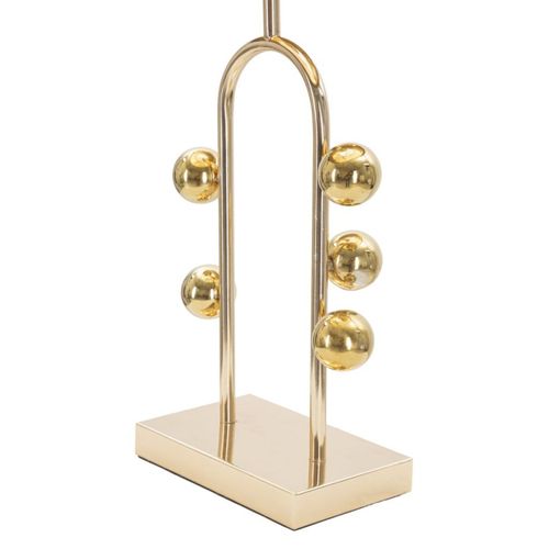 Lampe à Poser Mf127, Métal, Noir, 32,5x32,5x61 Cm