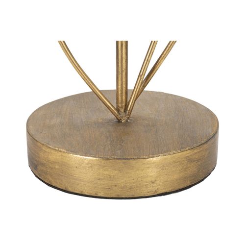 Lampe à Poser Palme 2, Métal, Or, 51x19,5x90 Cm