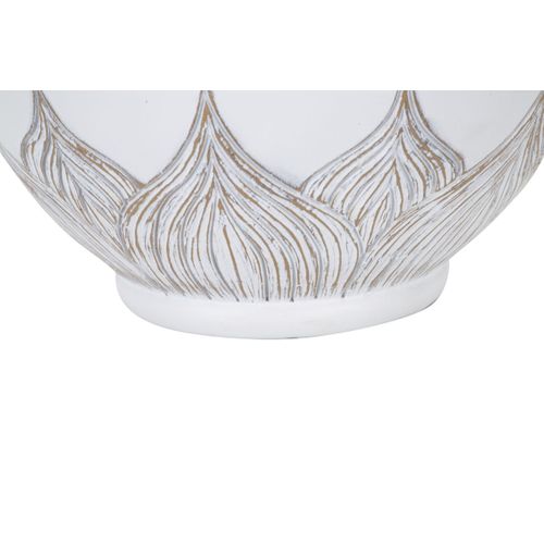 Lampe à Poser Mf159, Polyrésine, Marron, 38x38x59 Cm