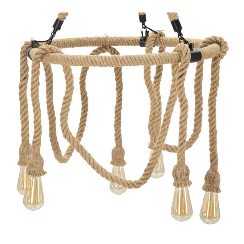 Suspension Mf75, Corde, Marron, 64x64x90 Cm