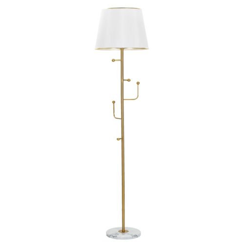 Lampadaire Mf191, Métal, Or, 41x41x173 Cm