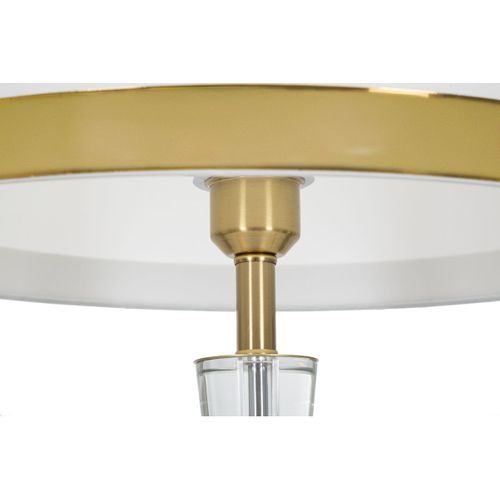 Lampadaire Mf214, Métal, Blanc, 40x40x153 Cm