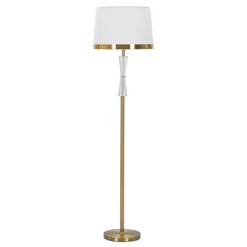 Lampadaire Mf214, Métal, Blanc, 40x40x153 Cm