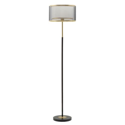 Lampadaire Mf198, Métal, Blanc, 35x35x153 Cm