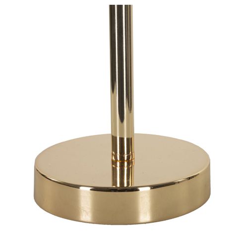 Lampe à Poser Plumes, Métal, Gris, 40x40x55 Cm