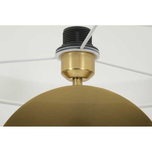 Lampadaire Mf195, Métal, Blanc, 40x40x151 Cm