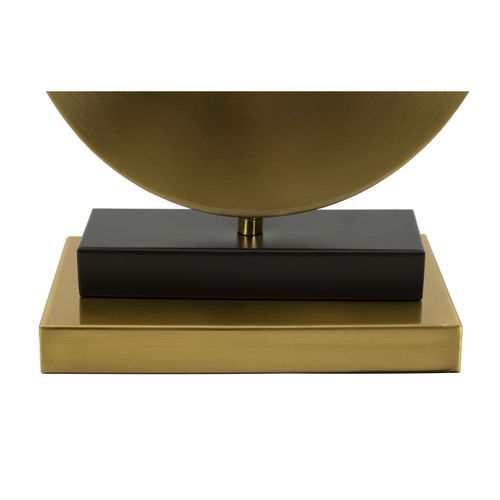 Lampe à Poser Mf143, Métal, Or, 30x30x53 Cm