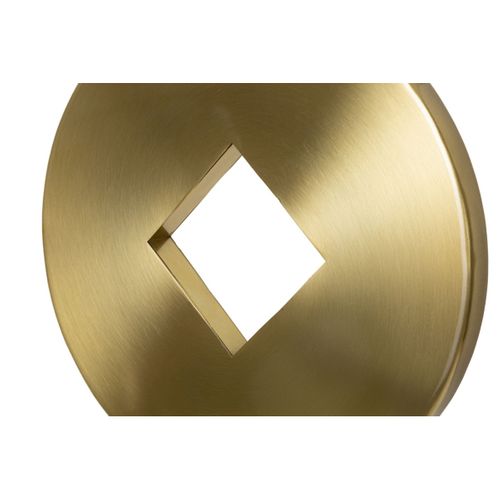 Lampe à Poser Mf143, Métal, Or, 30x30x53 Cm