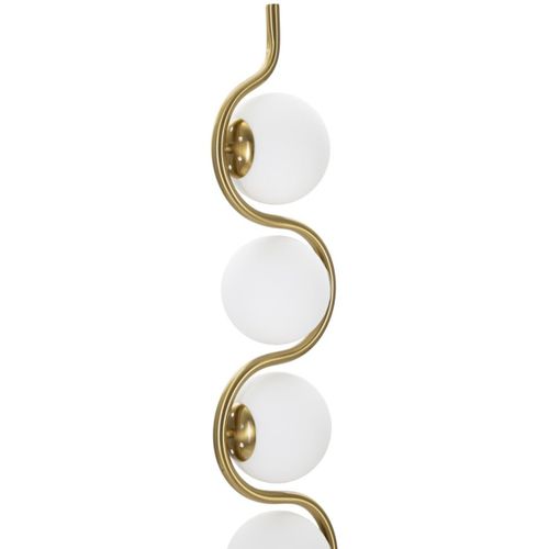 Lampadaire Mf203, Métal, Or, 25x25x165 Cm