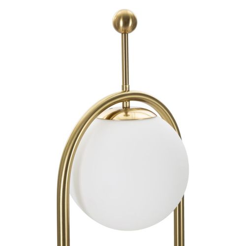 Lampadaire Mf206, Métal, Blanc, 28x28x168 Cm