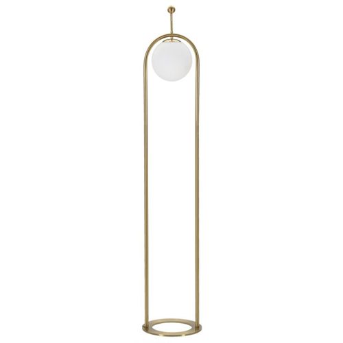 Lampadaire Mf206, Métal, Blanc, 28x28x168 Cm