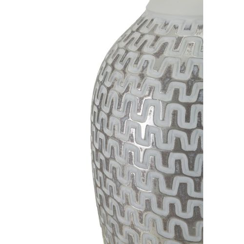 Lampe à Poser Mf160, Polyrésine, Blanc, 35x35x65 Cm