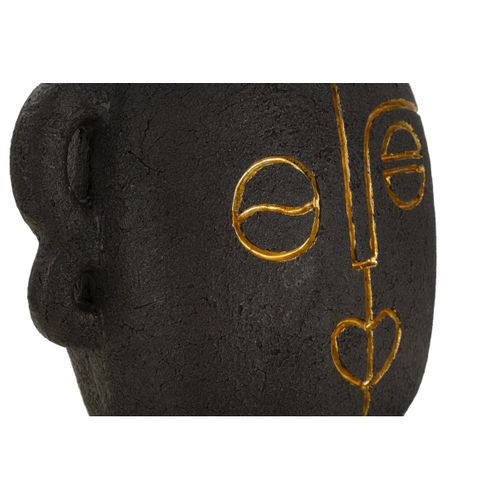 Lampe à Poser Mf162, Polyrésine, Marron, 30,5x30,5x46 Cm