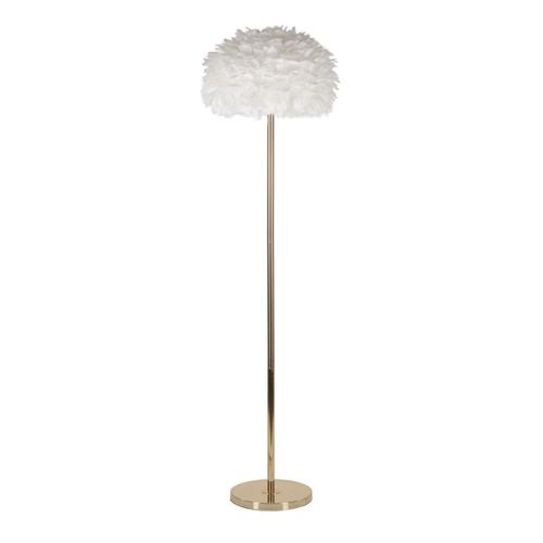 Lampadaire Mf185, Métal, Or, 43x43x170 Cm