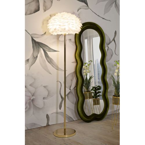 Lampadaire Mf185, Métal, Or, 43x43x170 Cm