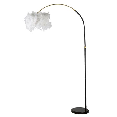 Lampadaire Mf182, Métal, Noir, 100x100x150 Cm