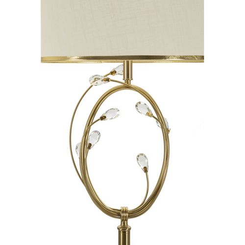 Lampadaire Mf211, Métal, Blanc, 38x38x170 Cm