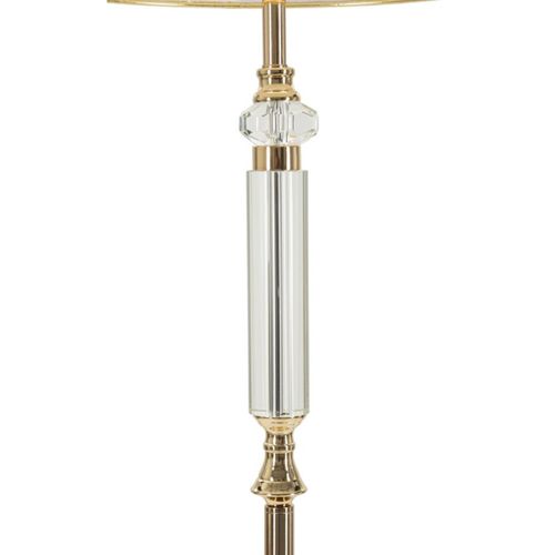 Lampadaire Mf212, Métal, Or, 45x45x165 Cm