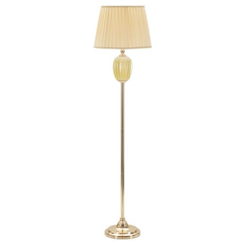 Lampadaire Mf181, Métal, Beige, 40x40x160 Cm
