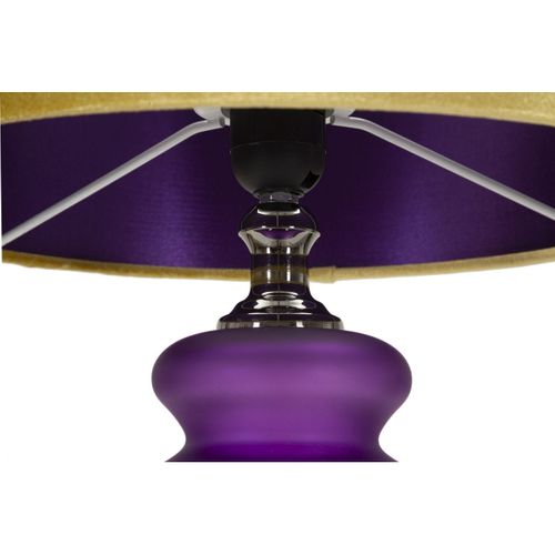Lampe à Poser Mf179, Métal, Violet, 32,5x32,5x57,5 Cm