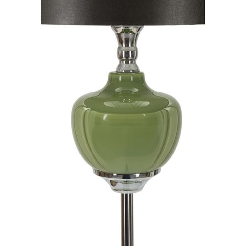 Lampadaire Mf218, Métal, Vert, 40x40x160 Cm